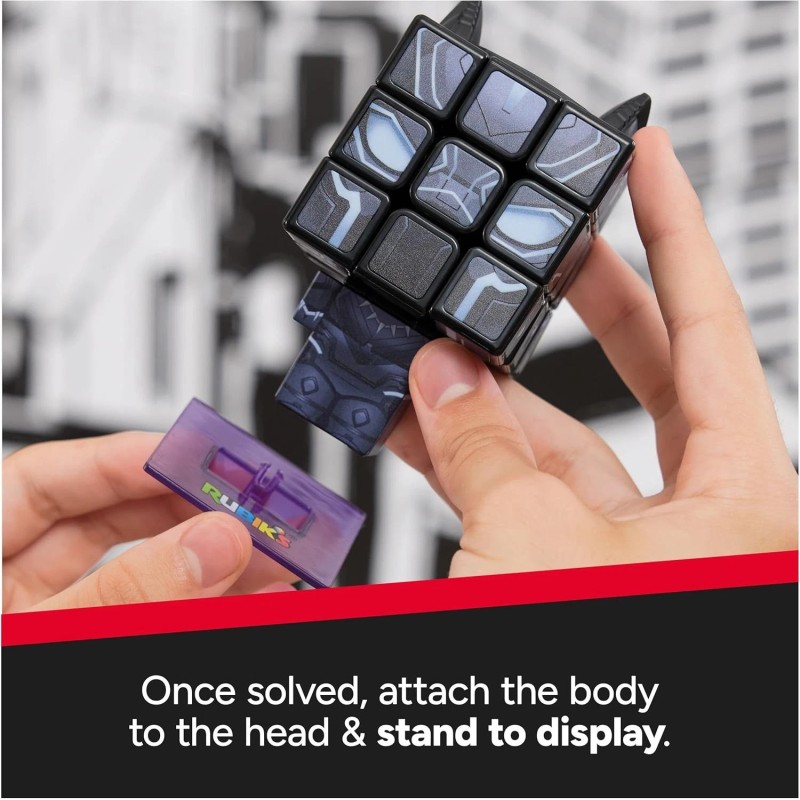 Rubik's Rubik’S Cube, Black Panther Puzzle Cube – Collectible Brain