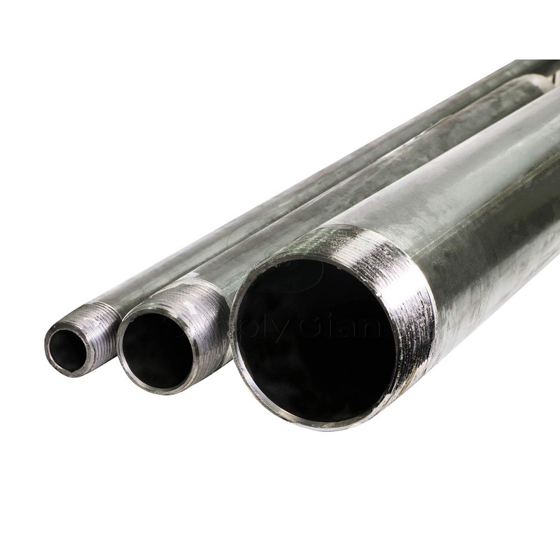 Supply Giant QDHM3448 48" Long Pre-Cut Galvanized Pipe with 3/4"