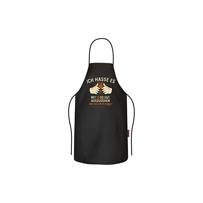 RAHMENLOS BBQ Apron Cooking Apron Kitchen Apron 30th Birthday Gift,