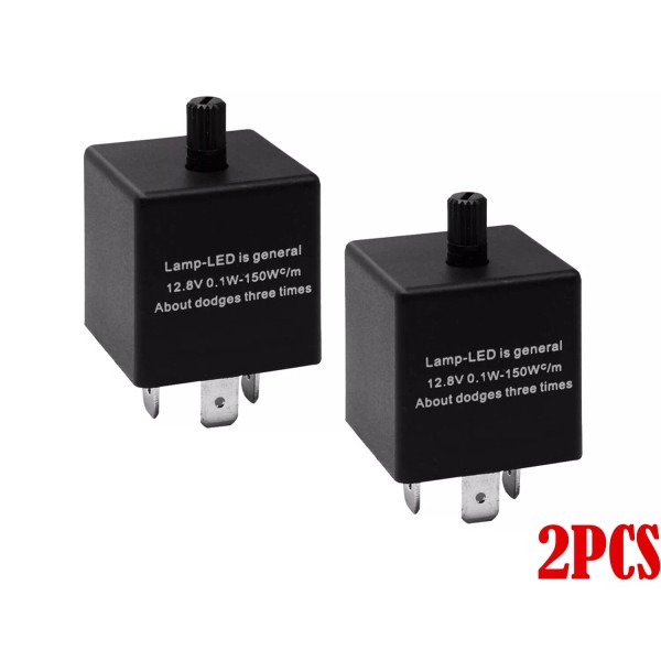 Unbranded 2PCS CF13 3-Pin Car Flasher Relay Fix Light LED