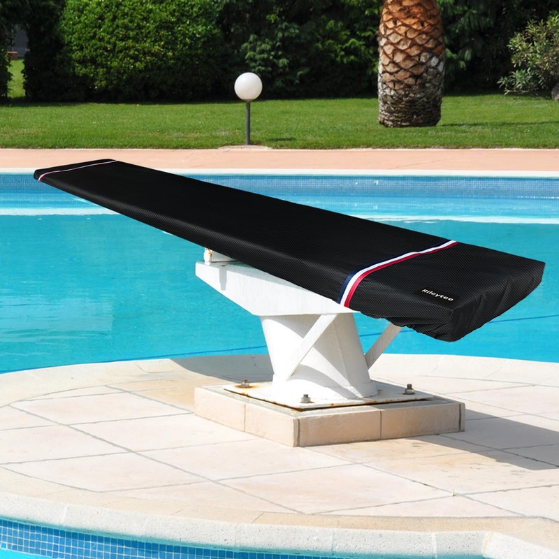 Rileytee Swimming Pool Diving Board Cover,Outdoor Heavy Duty 600D Waterproof