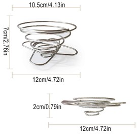 Faltbarer Kaffeefilter Tropfer Mehrwegfilter Teesieb Edelstahl wiederverwendbarer Kaffeefilter Teesieb Tropfer Kaffee Filter Kaffeefilterhalter Praktisches Kaffeezubehör Geeignet für Kaffee und Tee