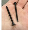 Drywall Screws, #6 x 1-7/8 inch, Black Phosphate, Fine Thread,