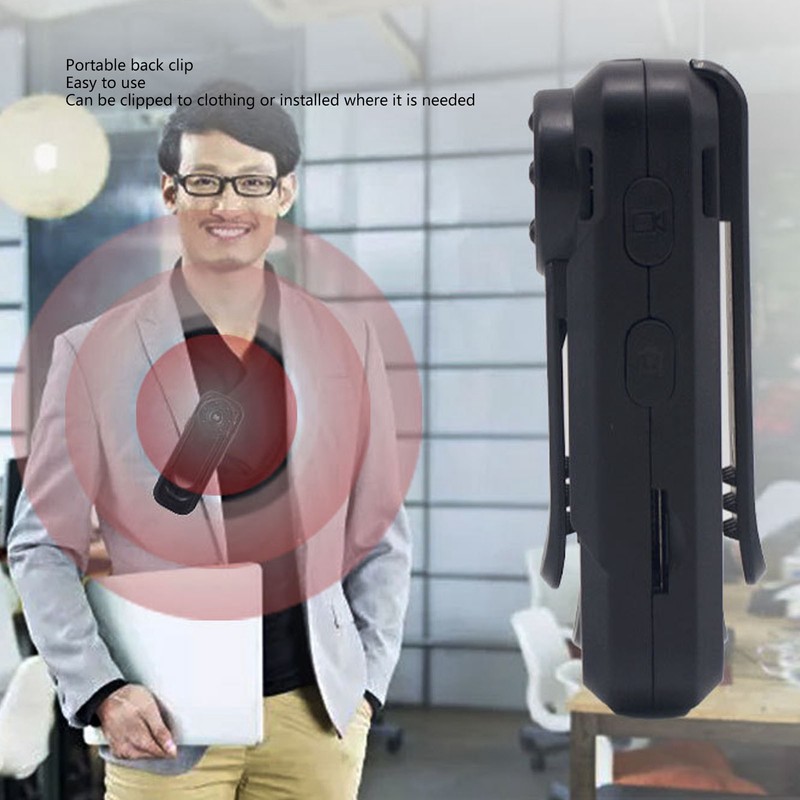 Small Body Camera 1080P 120° Wide Angle Wireless Portable Mini
