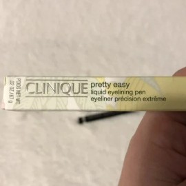 Clinique Pretty Easy Liquid Eyelining Pen - 01 Black - 0.02 Oz Full Size NIB