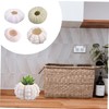 HOMSFOU 4pcs Tillandsia Planter Small Plant Pots Plant Stand Outdoor