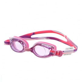 SWANS SJ-9N MB LAV Swimming Goggles, Made in Japan, Lavender, Anti-Fog, Marble, For Kids 3 to 8 Years Old