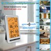 Weather Station Indoor Outdoor Thermometer Humidity Wireless Temperature Humidity Monitor,