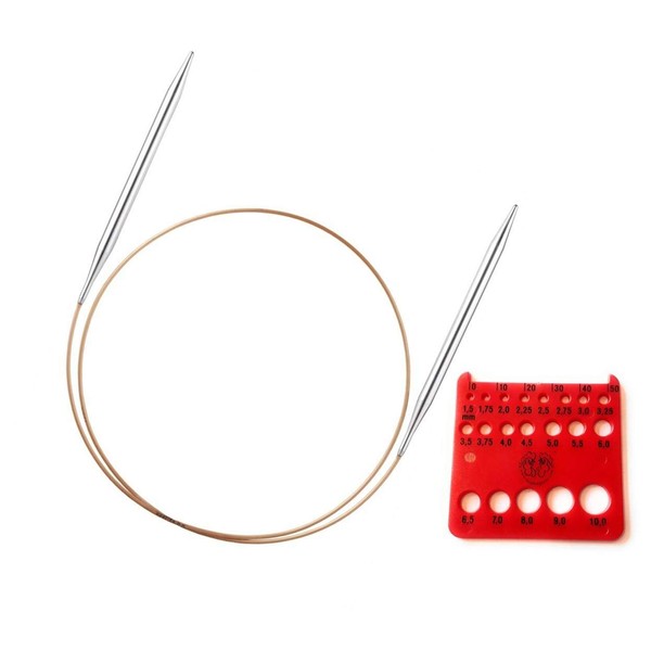 addi Turbo Circular Knitting Needle with Gold Cord (EU Version)