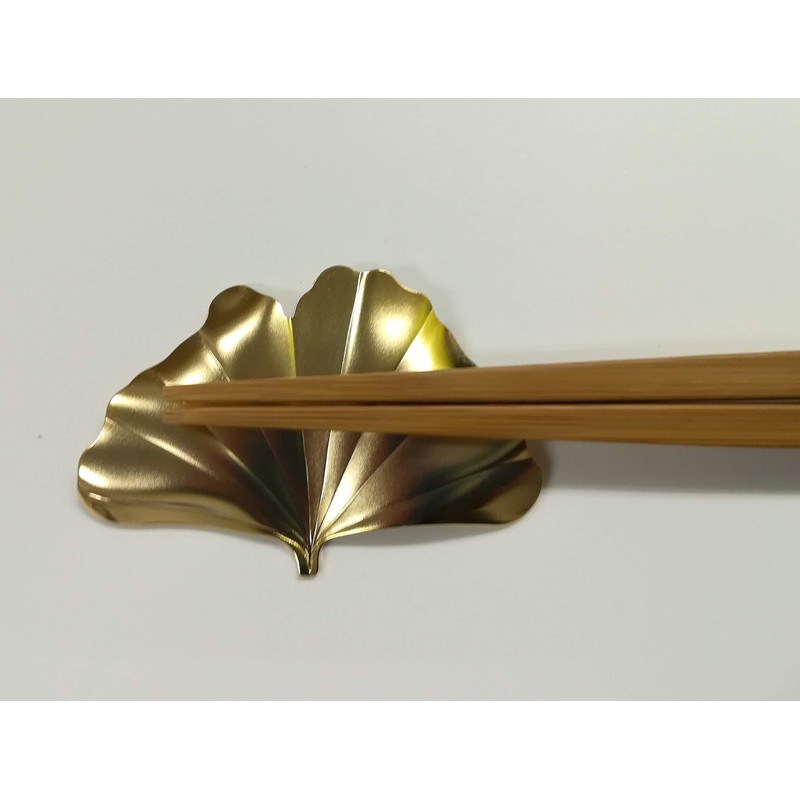 Leaf Traley "Leaves Branches" Ginkgo Gold ~ Gorgeous Elegant Chopsticks