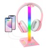 Headphone Stand PC Gaming Accessories - RGB Headset Stand Headphone