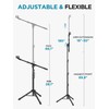 InnoGear Microphone Stand, 2 Pack Tripod Boom Arm Floor Mic