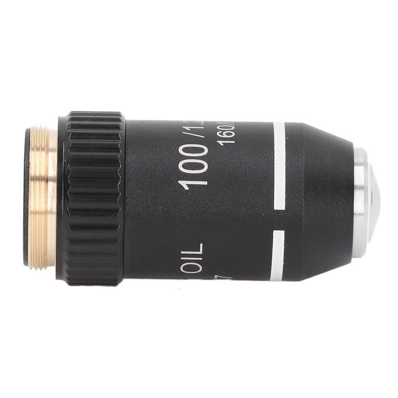 Microscope Objective Lens, 100X Magnification Lens Fine Workmanship 20.2mm Interface