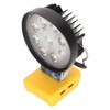 LED Work Light 27W Round Dual Level Adjustable Aluminum Housing