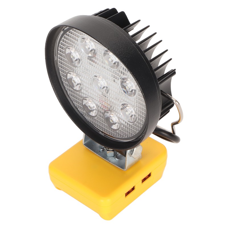 LED Work Light 27W Round Dual Level Adjustable Aluminum Housing