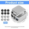 Metal Spring Cord Stopper Lock Stopper, 12Pcs Meatl Spring Cord