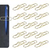 Clip Pen Holder [15 Pieces] Pen Holder for Notebook, Portable