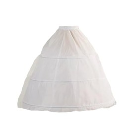FTXJEHG Women's Long Pannier, Adult Line, 3 Wires, 2 Layers, Volume, Wire Panier, Hard Tulle, Wedding, Princess, Empire, Bride, After-Party, Wedding, Costume, Petticoat Length: Approx. 31.5 inches (80