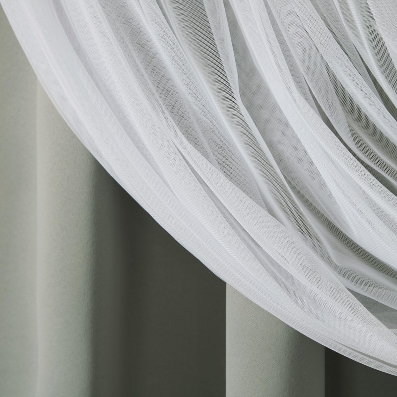TOWN & COUNTRY LUXE Talia Double Layer Indoor Curtains, Sheer