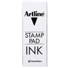 Artline, 110501, Stamp Pad Ink Refill, 50cc, Black
