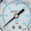 Pressure Gauge Stainless Steel Vibration Resistant Oil Manometer 1/4in NPT