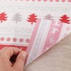 com-four® 4 x Tablecloths with Christmas Motif - Wipe Clean