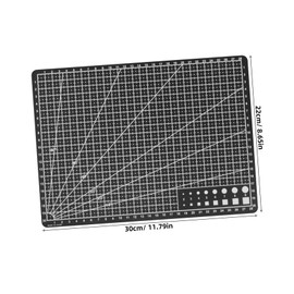 CORHAD Craft Cutting Mat A4 Size Double-Sided Non-Slip Measurement Grid for Sewing Carving