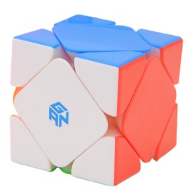 Bukefuno GAN Skewb 32 Magnetic Speed Cube GAN Skewb M Enhanced Frosted Version (Enhanced Positioning System with 32 Magnets)