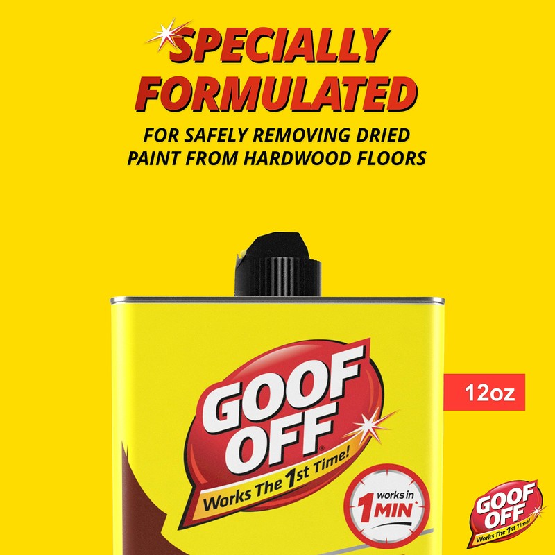GOOF OFF FG900 Splatter Hardwoods Dried Paint Remover, – 12