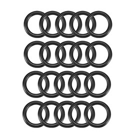 sourcing map Pack of 20 O Ring Sealing Rings Rubber Seal 13.5 mm AD 9.5 mm ID 2 mm Thickness Nitrile Rubber NBR Washer Seal Kit for Sealing Elements Tap Connector Repair Car