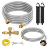 Extend a Stay RV Propane Kit, Propane Gas Brass Tee