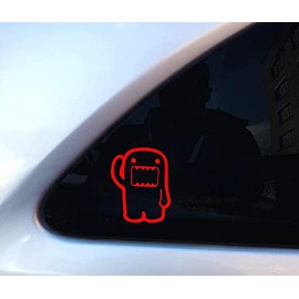 2X Domo Kun Car Sticker, Vinyl Decal Sticker, Car Window Bumper, JDM, Euro, Vag, Dub, 90mm Each