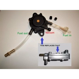 WALBRO Fuel Pump Replacement LMH CARBURETOR FUEL PUMP FOR TECUMSEH ENGINE on MILLER WELDER BLUE STAR 2E