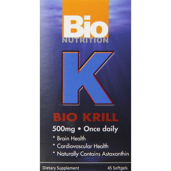Bio Nutrition Krill Soft Gels, 45 Count