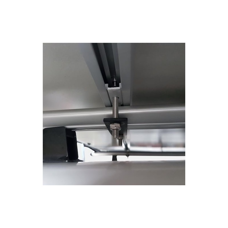 Loft Tent Counter Plate Long Stainless Steel 4 Pack