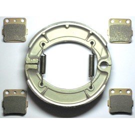 Master Chen Front Rear Brake Pads Brakes for Yamaha YFM 600 YFM600 Grizzly 1998-2001 MC0067