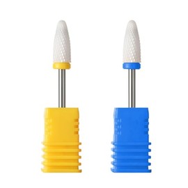 2 x Ceramic Bits for Nail Cutters, Nail Cutter Attachments Bits for Nail Cutter, Nail Cutter Bits for Manicure, Pedicure, Cuticle, Home Use