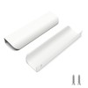 LONTAN Pack of 15 Cabinet Handles, White, Furniture Handles, 128