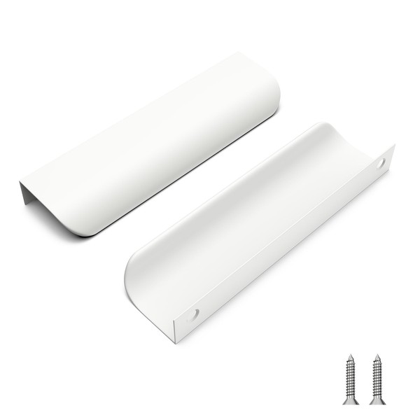 LONTAN Pack of 15 Cabinet Handles, White, Furniture Handles, 128