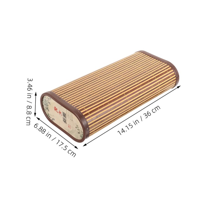 Ciieeo 2pcs Summer Pillow Hollow Bamboo Pillow Sauna Headrest Cooling