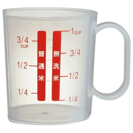 Skater RCA1 Measuring Cup, Rice, Basic, Made in Japan, 6.3 fl oz (180 ml)