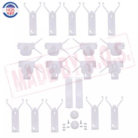 HQS For 81-88 Cutlass Chrome Lower Body Molding Trim Retainer Complete Clip Set