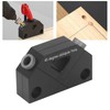 Woodworking Inclined Hole Fixture Black Aluminum Alloy 45 Degree Angle