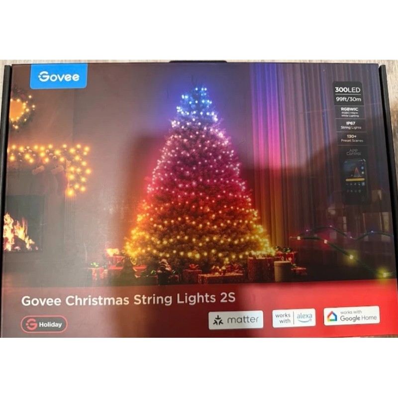 Govee New Govee Christmas Tree IP67 String Lights 2S 300