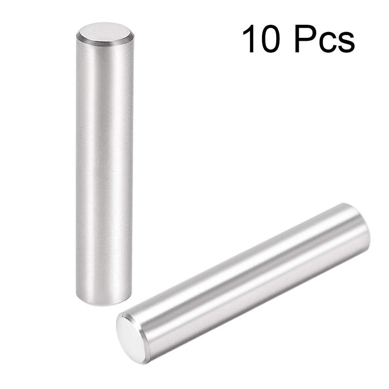 TOP-VIGOR 10Pcs 8mm x 40mm Dowel Pins Shelf Support Pegs,