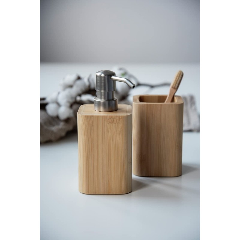 WENKO Bamboo Soap Dispenser