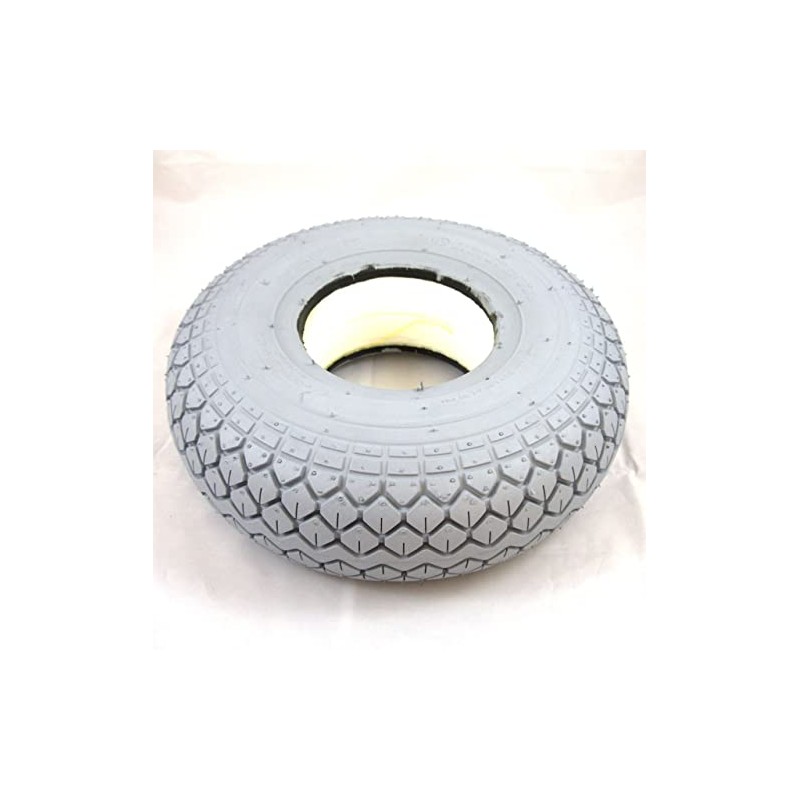 330x100 4.00-5 Solid Block Grey Mobility Scooter Tyre 400x5 Puncture