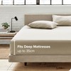 Bare Home Fitted Bottom Sheet King - Premium 1800 Ultra-Soft