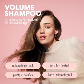 MONDAY Haircare Volume Shampoo 12oz for Thin, Fine, and Oily Hair, Made from Coconut Oil, Ginger Extract, & Vitamin E, 100% Recyclable Bottles (354ml)