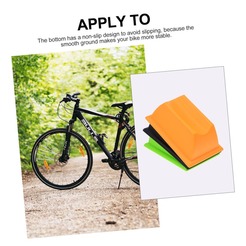 WHAMVOX Plastic Front Wheel Pad for Bike Riser Blocks Wheel